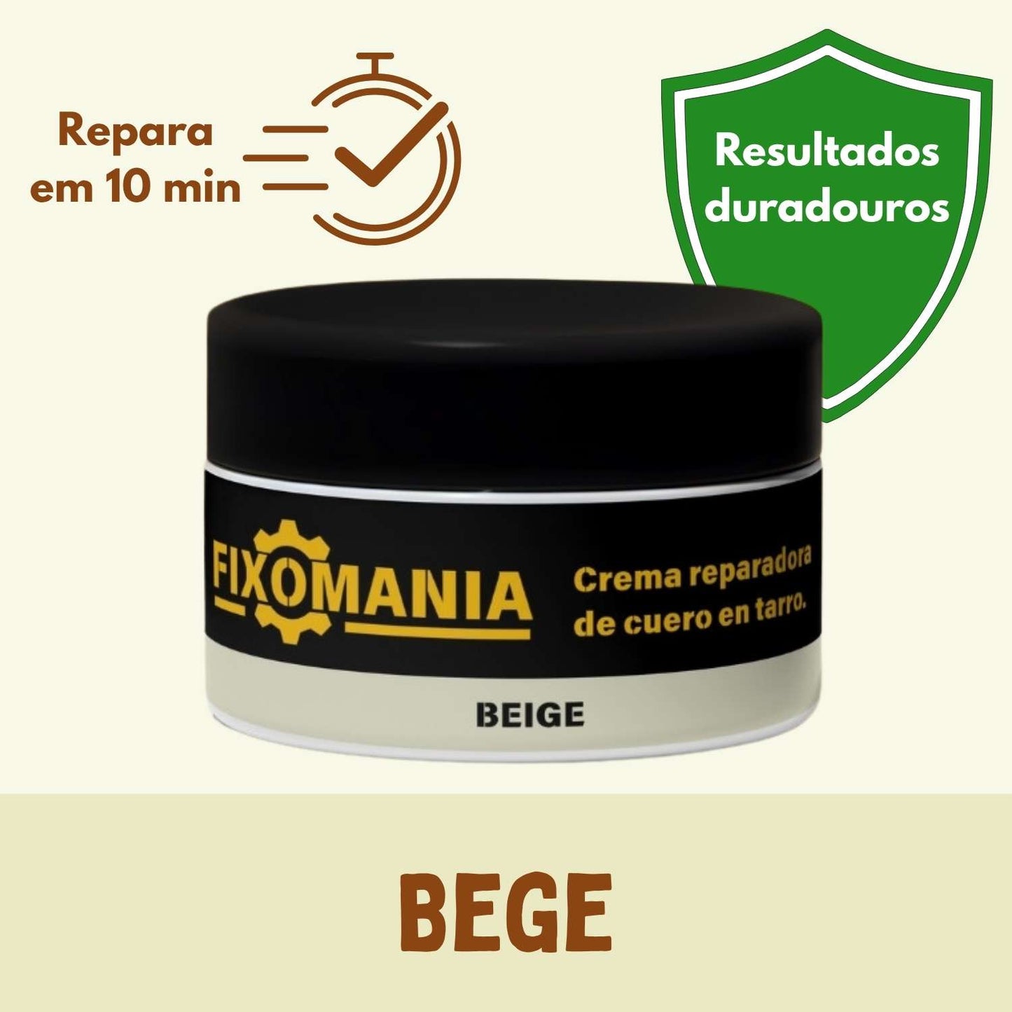 COUROPRO™ – Creme reparador de pele em frasco com resultados profissionais
