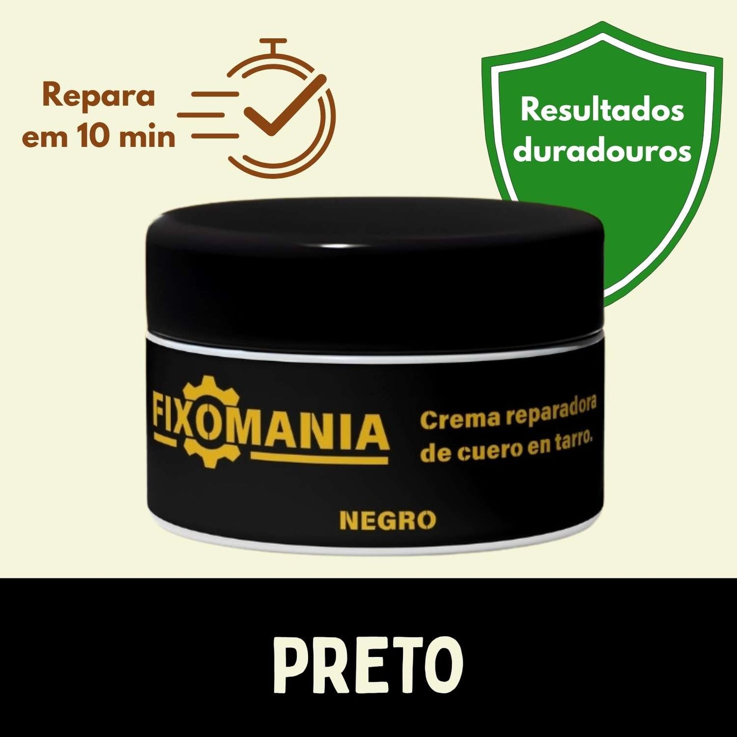 COUROPRO™ – Creme reparador de pele em frasco com resultados profissionais