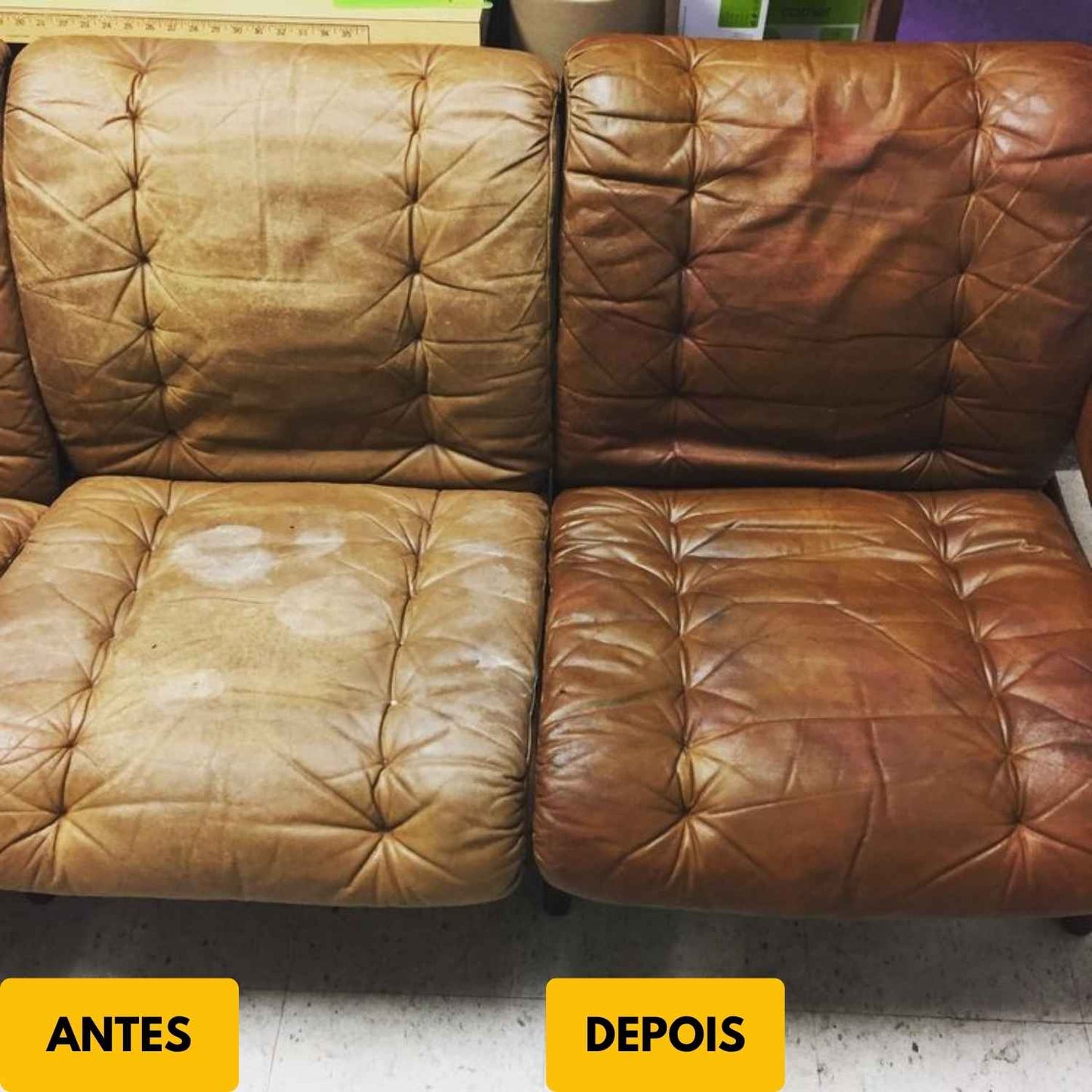 <tc>RenovaCouro™ - Cera restaurativa para couro com cera de beijo, manteiga de Karité e óleos nutritivos.</tc>