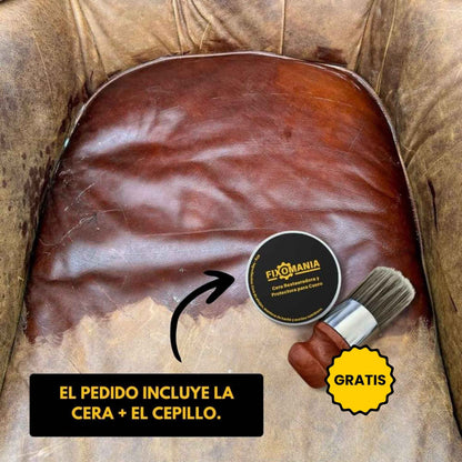 <tc>RenovaCouro™ - Cera restaurativa para couro com cera de beijo, manteiga de Karité e óleos nutritivos.</tc>