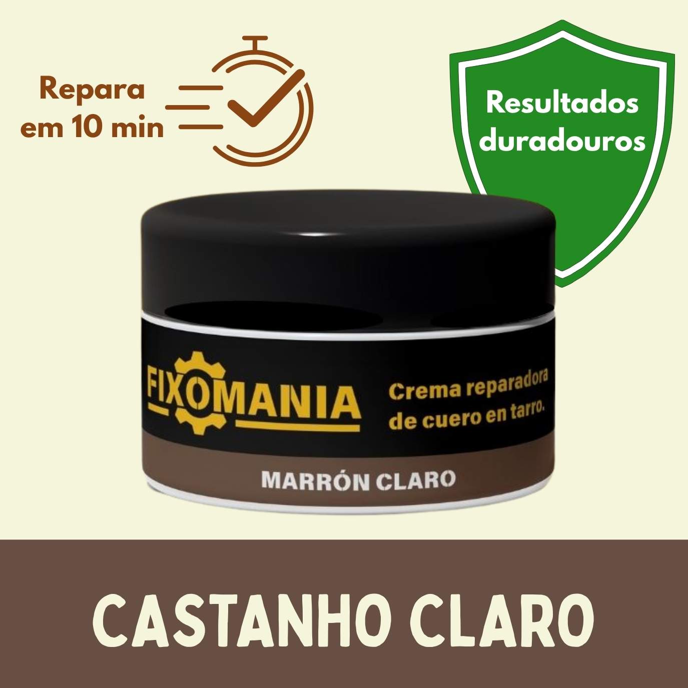 COUROPRO™ – Creme reparador de pele em frasco com resultados profissionais